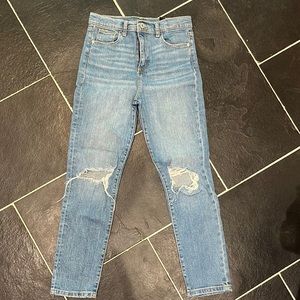 Straight leg jeans. Size 12
